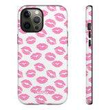 Pink Lips-Phone Case-iPhone 12 Pro Max-Matte-Movvy