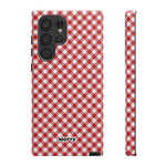 Gingham-Phone Case-Samsung Galaxy S22 Ultra-Matte-Movvy