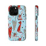 Cats and Lattes-Phone Case-iPhone 14 Pro Max-Glossy-Movvy