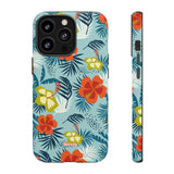 Hawaiian Flowers-Phone Case-iPhone 13 Pro-Matte-Movvy