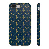 Gold Anchors-Phone Case-iPhone 8 Plus-Glossy-Movvy
