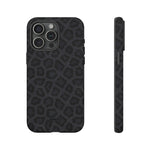 Onyx Leopard-Phone Case-iPhone 15 Pro Max-Matte-Movvy