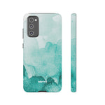 Aquamarine Watercolor-Phone Case-Samsung Galaxy S20 FE-Matte-Movvy