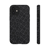 Onyx Leopard-Phone Case-iPhone 12 Mini-Matte-Movvy