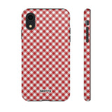 Gingham-Phone Case-iPhone XR-Matte-Movvy