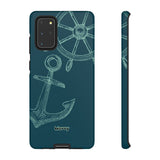 Wheel and Anchor-Phone Case-Samsung Galaxy S20+-Glossy-Movvy