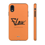 FLOW (Orange)-Phone Case-iPhone XR-Glossy-Movvy