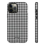 Houndstooth-Phone Case-iPhone 12 Pro Max-Matte-Movvy