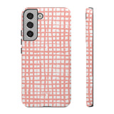 Seaside Plaid-Phone Case-Samsung Galaxy S22 Plus-Matte-Movvy