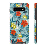 Hawaiian Flowers-Phone Case-Samsung Galaxy S10 Plus-Matte-Movvy