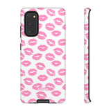Pink Lips-Phone Case-Samsung Galaxy S20-Matte-Movvy
