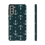 Anchor Hearts-Phone Case-Samsung Galaxy S21 Plus-Matte-Movvy