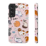 The Cat's Meow-Phone Case-Samsung Galaxy S22-Matte-Movvy