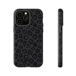 Onyx Leopard-Phone Case-iPhone 14 Pro Max-Glossy-Movvy