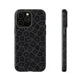 Onyx Leopard-Phone Case-iPhone 14 Pro Max-Glossy-Movvy