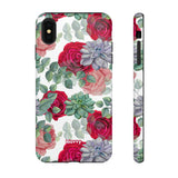Succulent Roses-Phone Case-iPhone XS MAX-Matte-Movvy