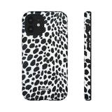 Spotted (Black)-Phone Case-iPhone 12 Mini-Glossy-Movvy