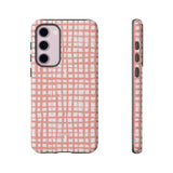 Seaside Plaid-Phone Case-Samsung Galaxy S23 Plus-Matte-Movvy