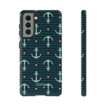 Anchor Hearts-Phone Case-Samsung Galaxy S21-Matte-Movvy