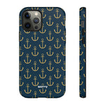 Gold Anchors-Phone Case-iPhone 12 Pro-Glossy-Movvy
