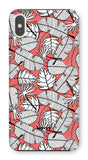 Blush Leaves-Phone Case-iPhone XS Max-Snap-Gloss-Movvy