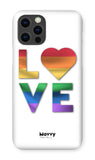Rainbow Love-Phone Case-iPhone 12 Pro-Snap-Gloss-Movvy