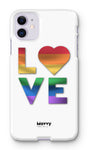 Rainbow Love-Phone Case-iPhone 11-Snap-Gloss-Movvy