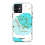 Pisces (Two Fish)-Mobile Phone Cases-iPhone 12-Tough-Gloss-Movvy