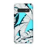 Baby Blue Leaves-Phone Case-Galaxy S10-Snap-Gloss-Movvy
