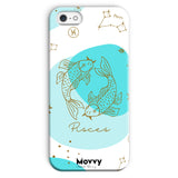 Pisces (Two Fish)-Mobile Phone Cases-iPhone SE (2020)-Snap-Gloss-Movvy