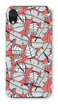 Blush Leaves-Phone Case-iPhone XR-Snap-Gloss-Movvy