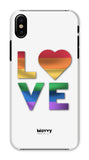 Rainbow Love-Phone Case-iPhone X-Snap-Gloss-Movvy