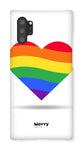 Rainbow Heart-Phone Case-Galaxy Note 10P-Snap-Gloss-Movvy