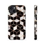 Cubed-Phone Case-iPhone 14 Plus-Glossy-Movvy