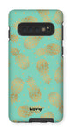 Caribbean Pineapple-Phone Case-Galaxy S10-Tough-Gloss-Movvy