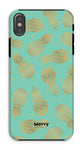 Caribbean Pineapple-Phone Case-iPhone XS-Tough-Gloss-Movvy