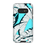 Baby Blue Leaves-Phone Case-Galaxy S10E-Tough-Gloss-Movvy