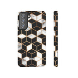 Cubed-Phone Case-Samsung Galaxy S21 FE-Matte-Movvy