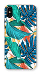 Tropical Leaves-Phone Case-iPhone XS-Snap-Gloss-Movvy
