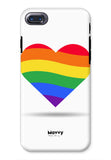 Rainbow Heart-Phone Case-iPhone 8-Tough-Gloss-Movvy