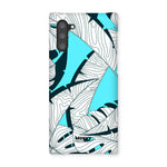 Baby Blue Leaves-Phone Case-Galaxy Note 10-Snap-Gloss-Movvy