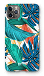 Tropical Leaves-Phone Case-iPhone 11 Pro Max-Snap-Gloss-Movvy