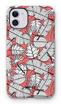 Blush Leaves-Phone Case-iPhone 11-Tough-Gloss-Movvy