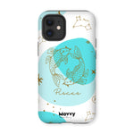 Pisces (Two Fish)-Mobile Phone Cases-iPhone 12 Mini-Tough-Gloss-Movvy