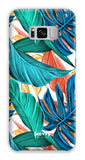Tropical Leaves-Phone Case-Galaxy S8 Plus-Snap-Gloss-Movvy