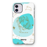 Pisces (Two Fish)-Mobile Phone Cases-iPhone 11-Tough-Gloss-Movvy