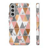 Triangled-Phone Case-Samsung Galaxy S22 Plus-Glossy-Movvy