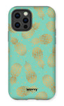 Caribbean Pineapple-Phone Case-iPhone 12 Pro-Tough-Gloss-Movvy