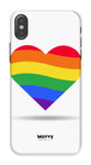 Rainbow Heart-Phone Case-iPhone X-Tough-Gloss-Movvy
