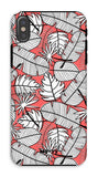 Blush Leaves-Phone Case-iPhone XS-Tough-Gloss-Movvy